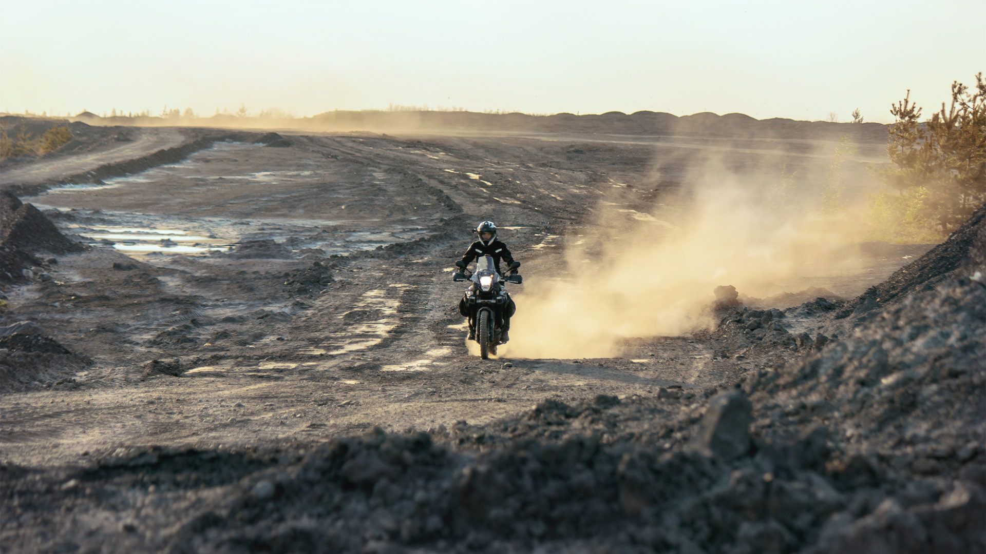 Dust motorcycle