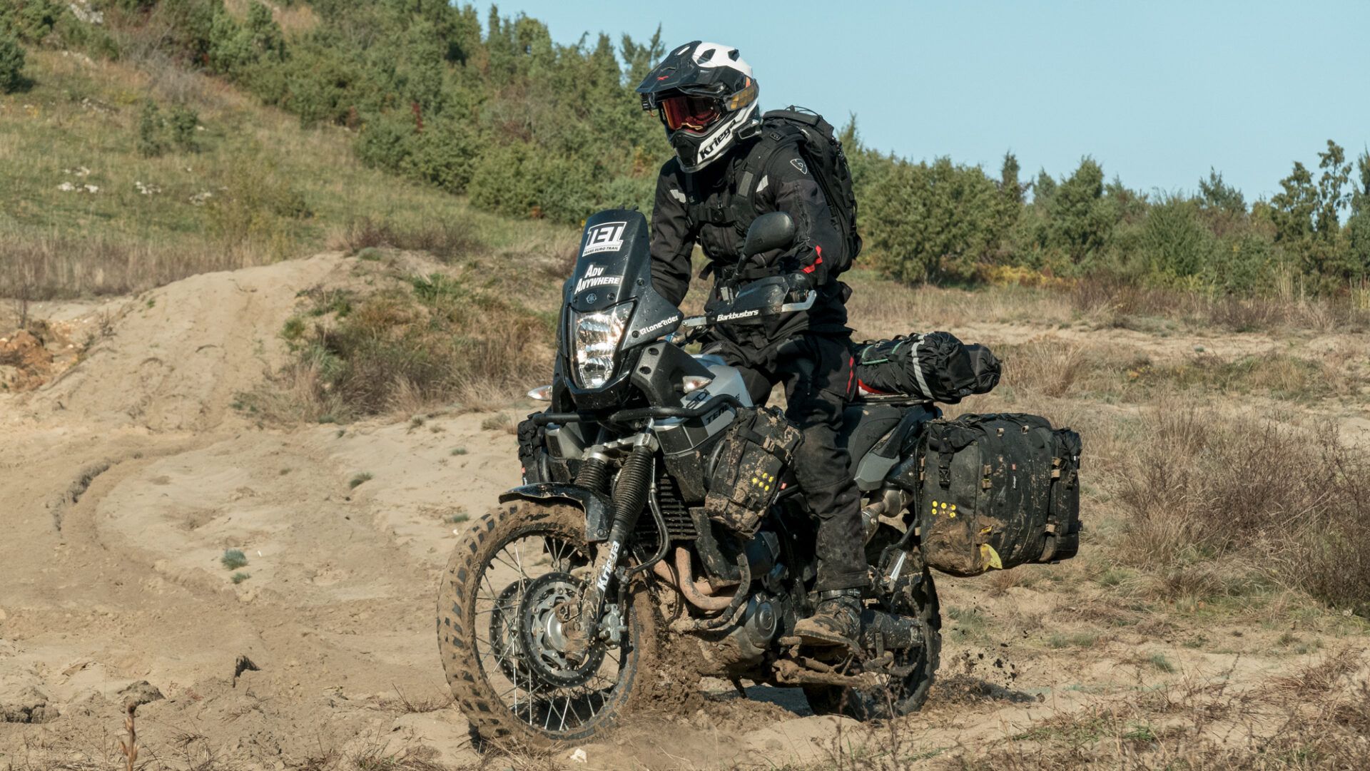 Enduro in sand