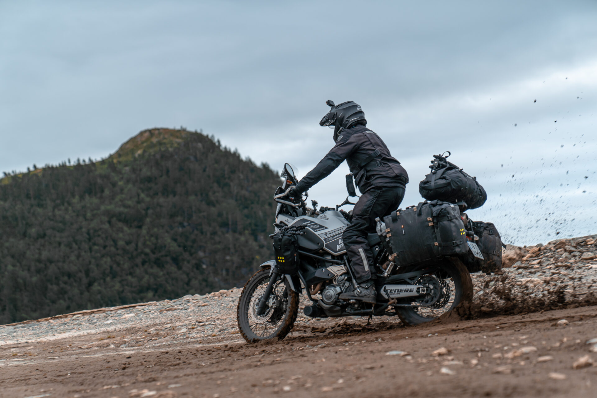 Enduro on a beach