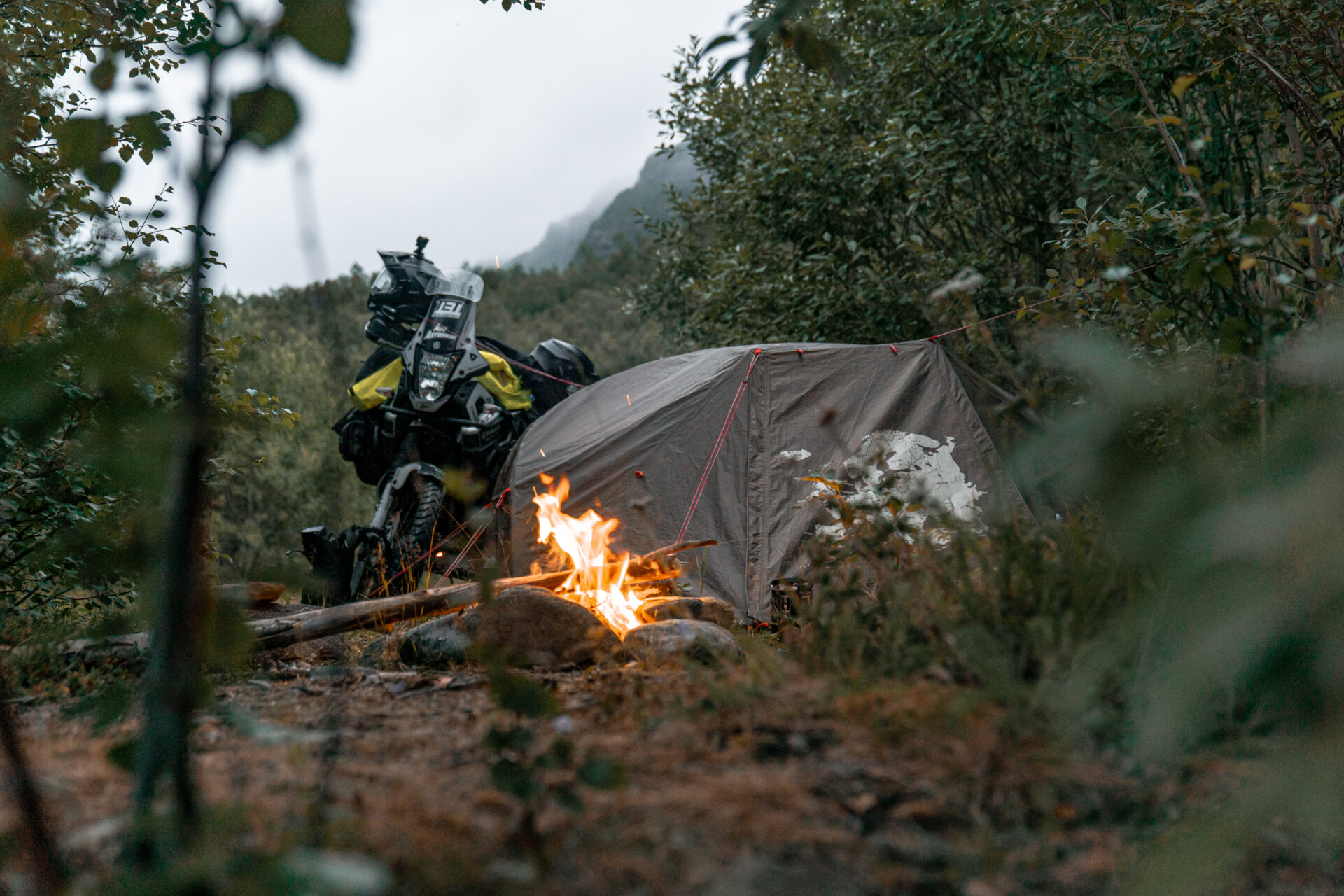 camping motocyklowy