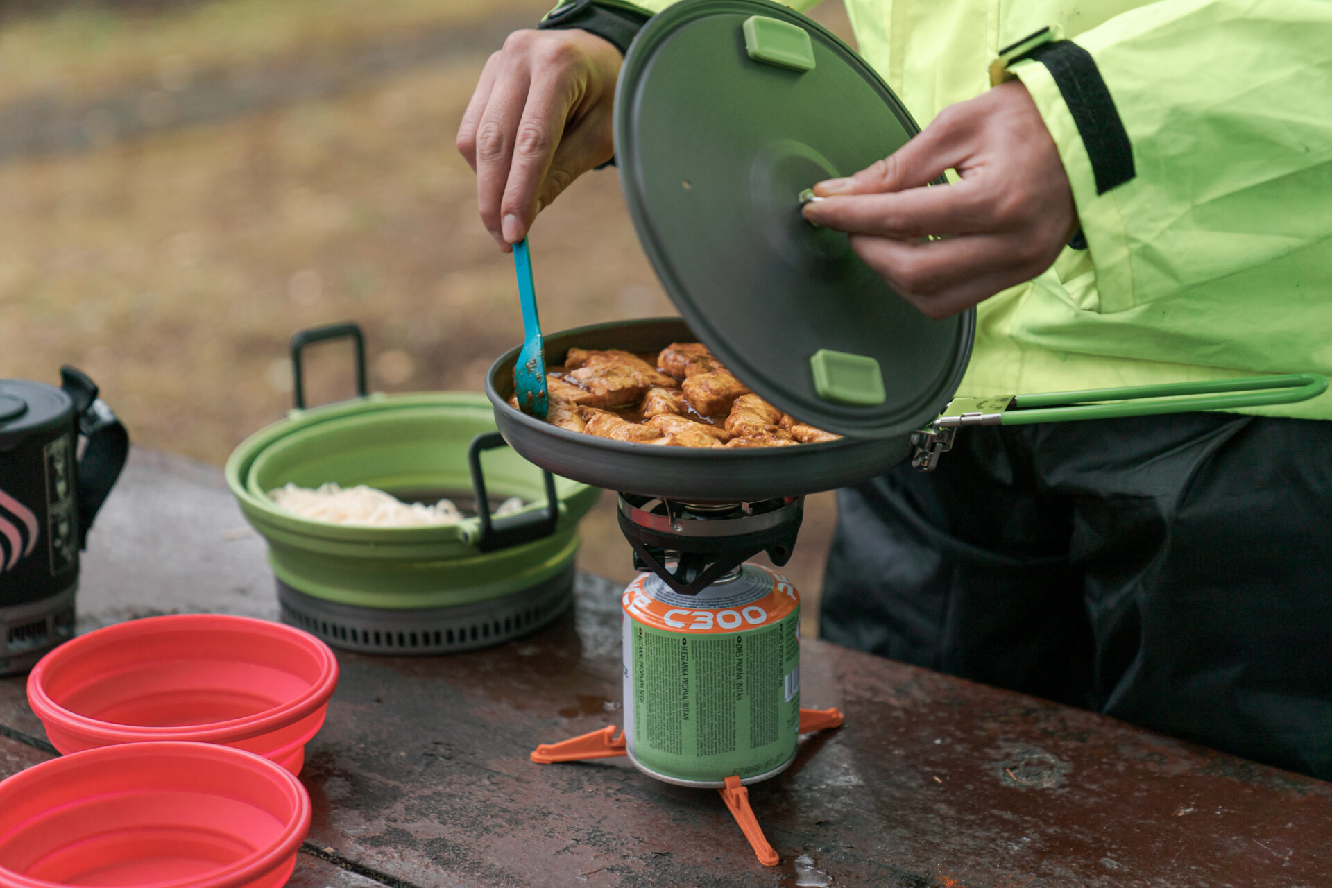 food and cooking on the road