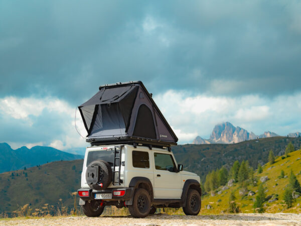 Suzuki Jimny with offroad camping tent