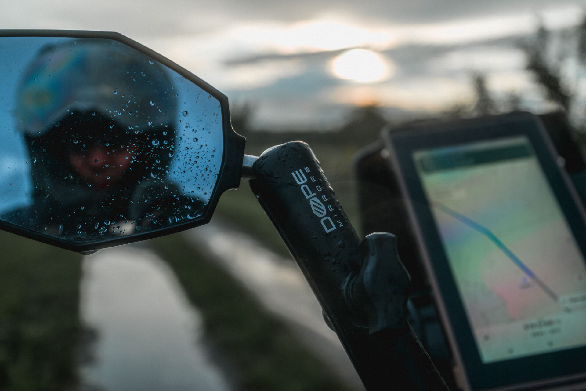 Dope Mirrors – mirrors for KTM 690 Enduro R with a wide field of view